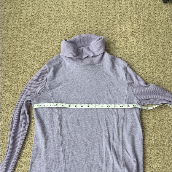 Anthropologie Saturday Sunday Turtleneck Lilac Med - Picture 9 of 11